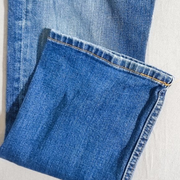 Levi's 514 jeans straight leg men's size W34/L30 medium washed denim blue colour - Picture 10 of 14